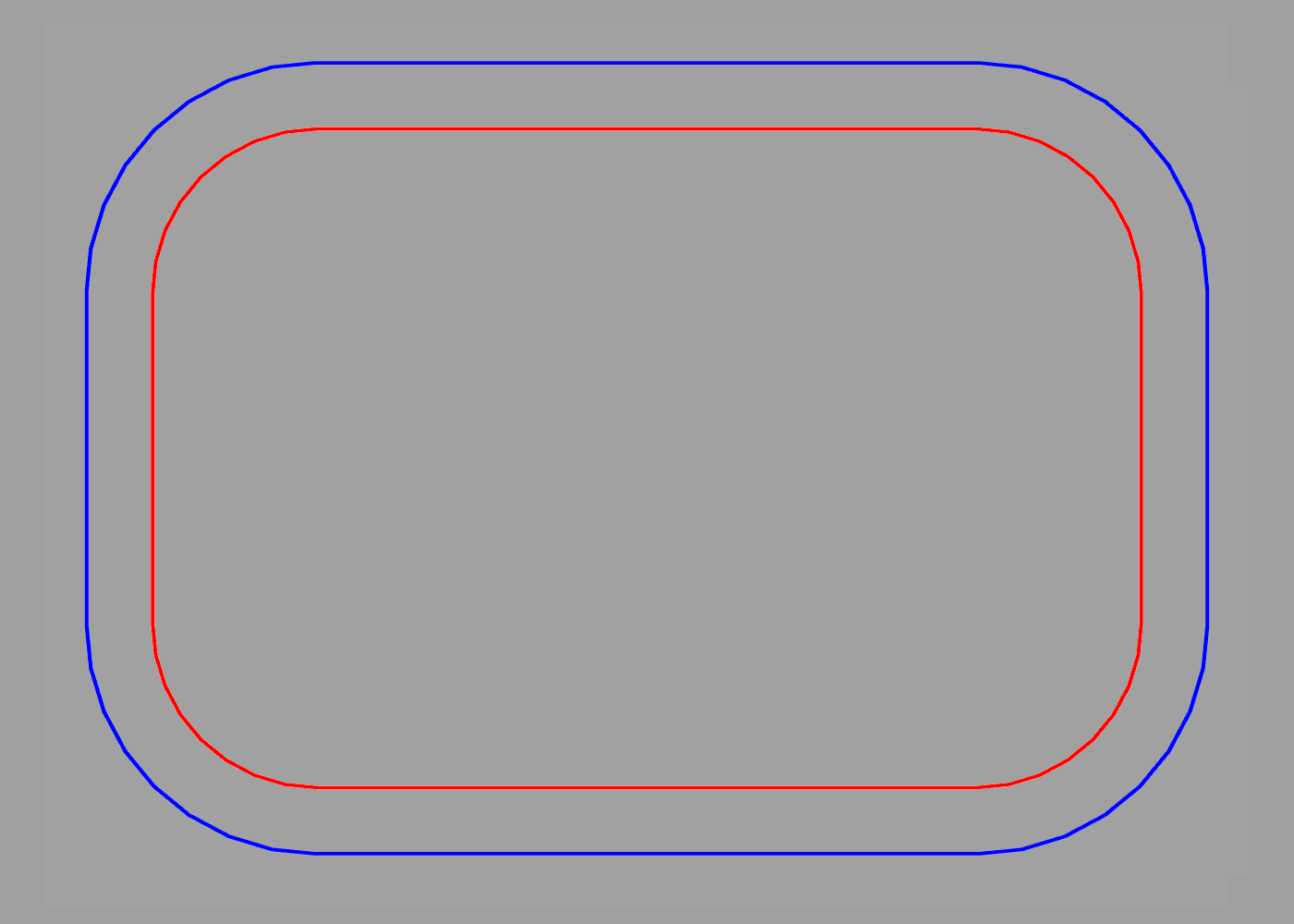 Negative path inset