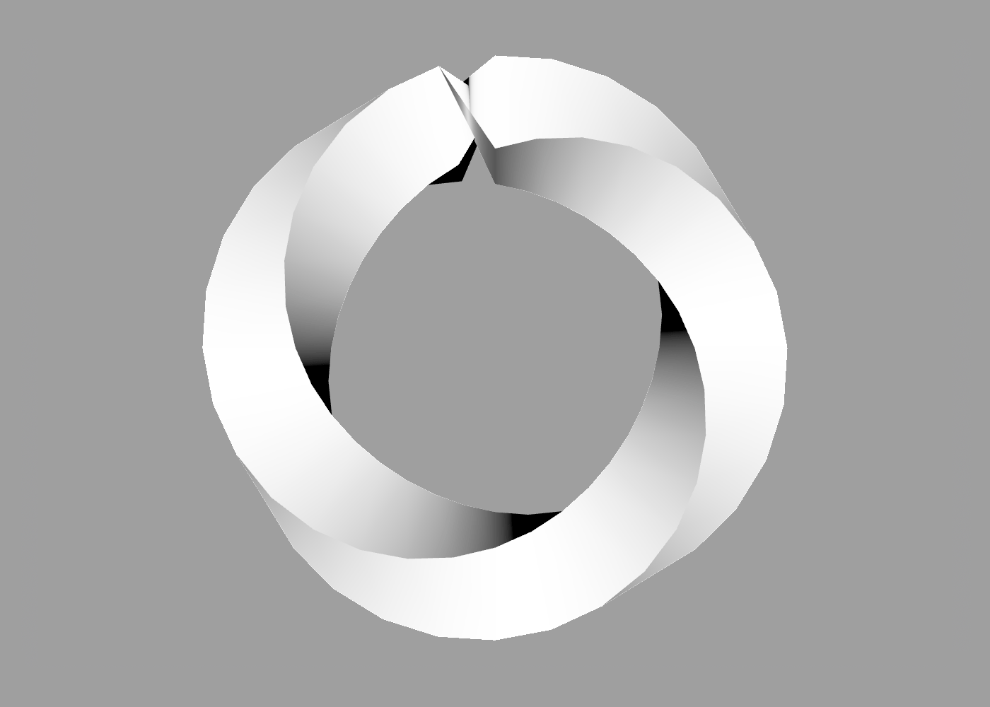 Twisted circle seam